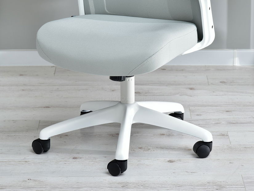 Scaun Werich (gri + alb)