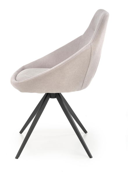 Scaun de sufragerie Korte (gri deschis)