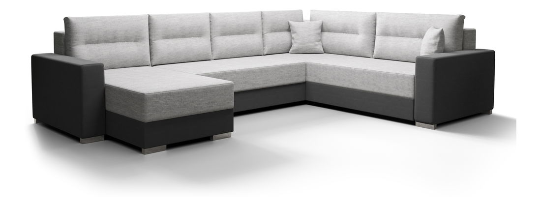 Colțar în formă de U Glide 3 (Gri deschis + Gri închis) (D)