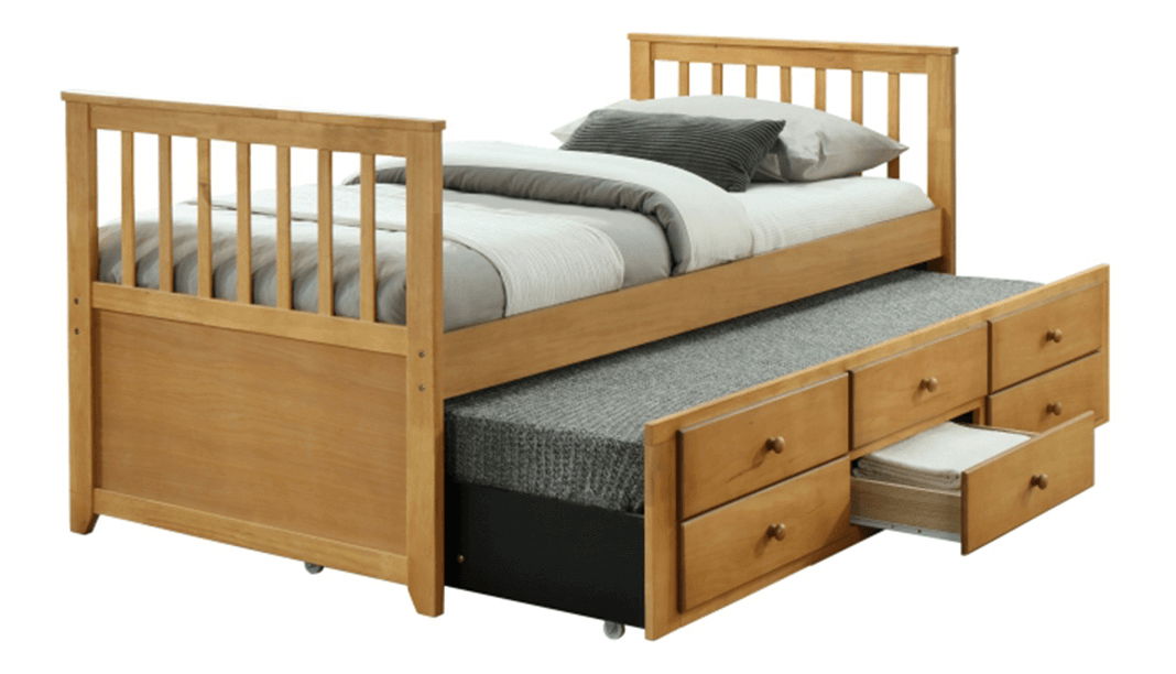 Jednolôžková posteľ 90 cm Ahlan (dub) (s roštom)