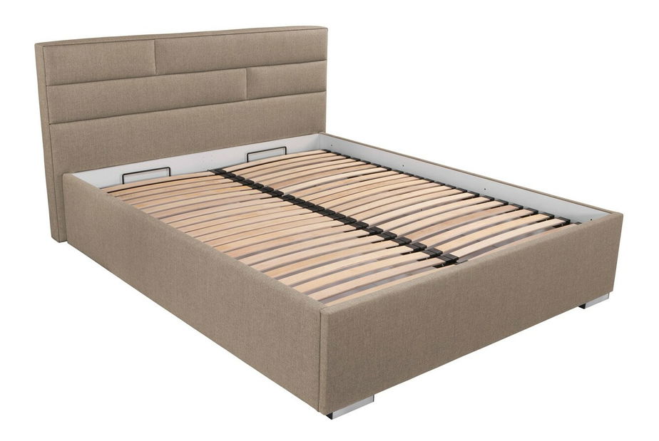 Manželská posteľ 140 cm BRW Kate Futon (sivá)