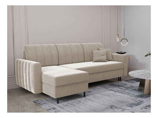 Rohová pohovka Astabena (krémová) *bazár