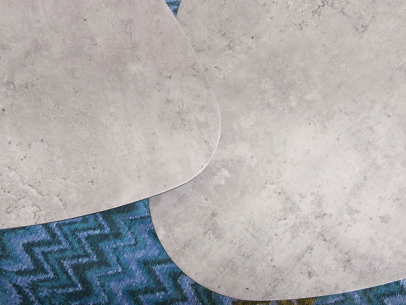 Dohányzóasztal Rossi Zest Xl (beton + fekete)