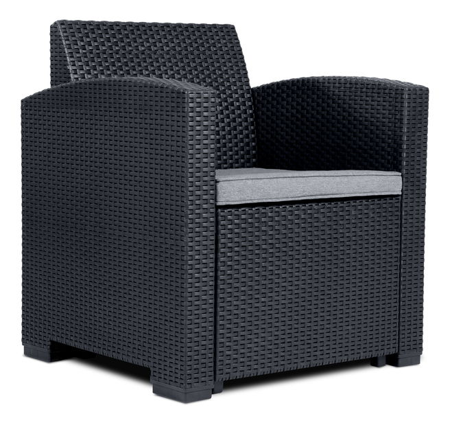 Záhradný set Hana 3 (antracit) (pre 5 osôb)