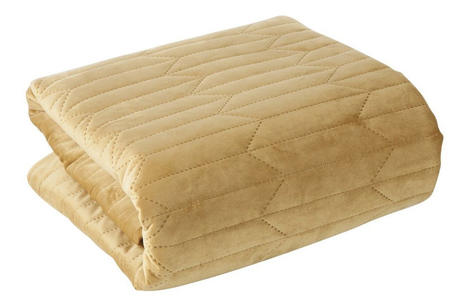 Prehoz na posteľ 240x220 cm SOFIA (medová)