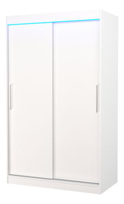 Dulap de haine Connor (Alb) (cu iluminat LED)