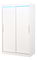 Ruhásszekrény Connor (fehér) (LED világítással)