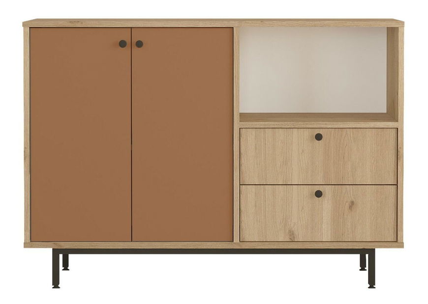 Komoda Rebutia 2 (hrast + cigla)