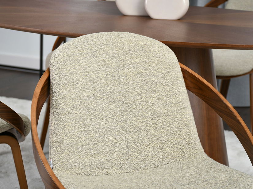 Szék Lila K (bézs + dió)