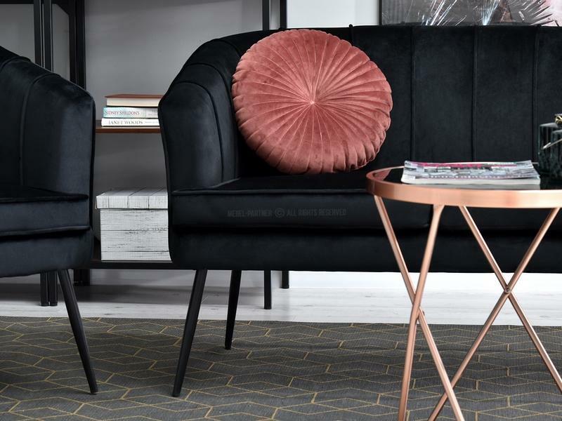 Pohovka Etimee S (čierna)