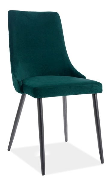 Jedálenská stolička Polly (zelená + čierna)