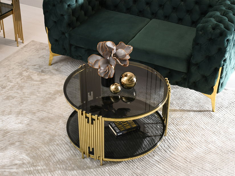 Stolić za kavu Bonanza (zlatna)