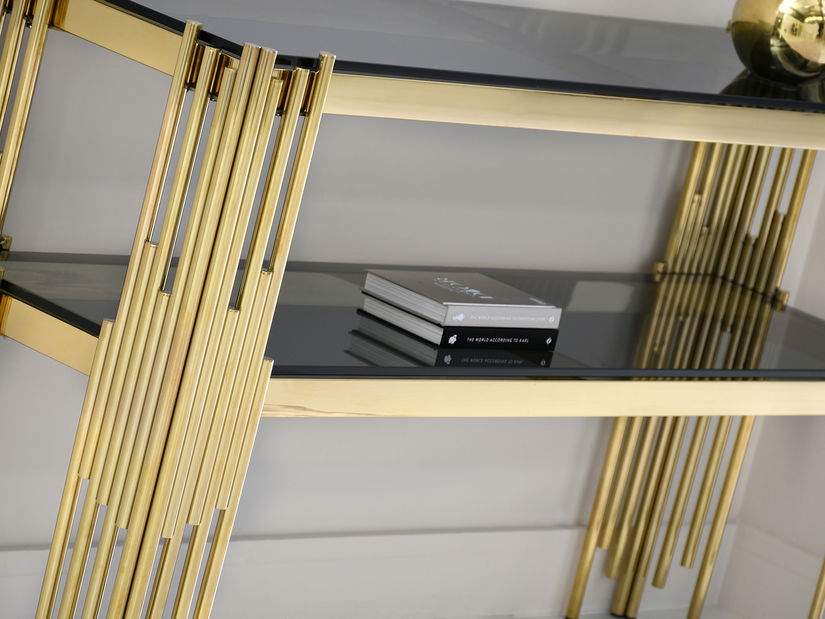 Konzolový stolík Borbandino (zlatá)