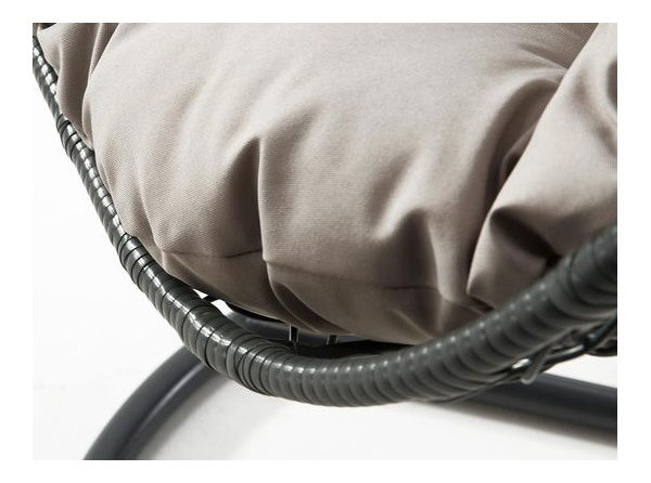 Viseća fotelja Musika (prirodna + krem)