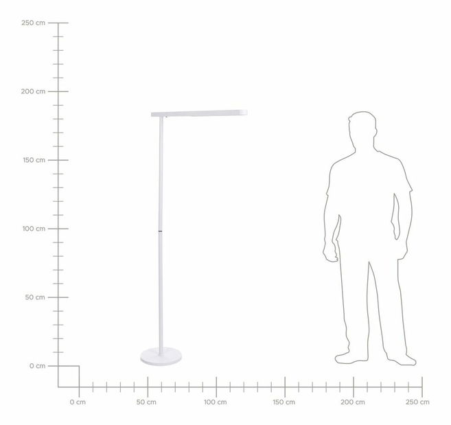 Állólámpa Perza (fehér)