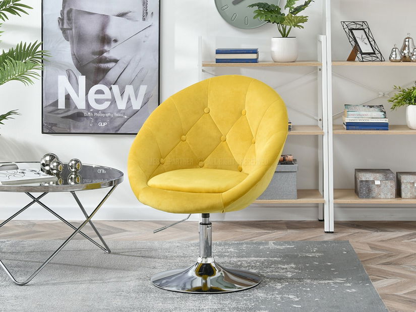 Fotel Lush 3 (sárga + fekete)