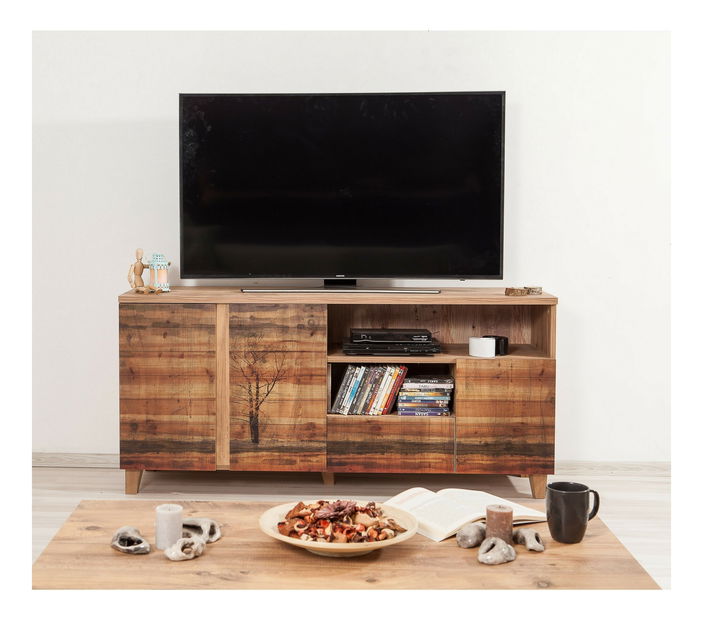 Masă TV/Dulap Merina 755 (Pin atlantic)