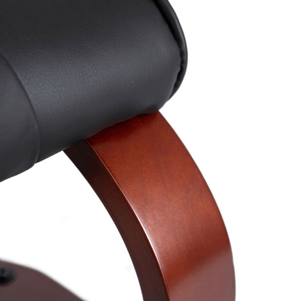 Masszázsfotel zsámollyal Canole (fekete) 