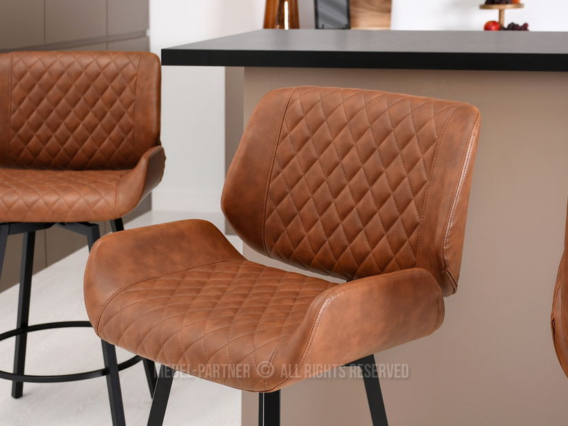 Stolička Pia (hnedá + čierna)