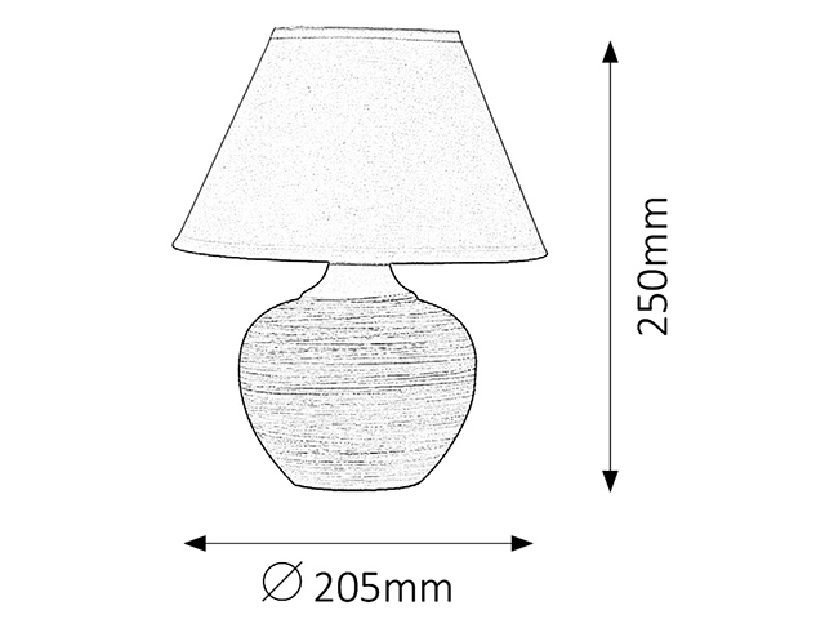 Stolová lampa Molly 4392 (modrá + biela)