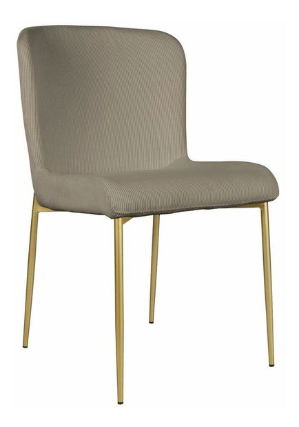 Jedálenská stolička Nebula (sivá + zlatá)