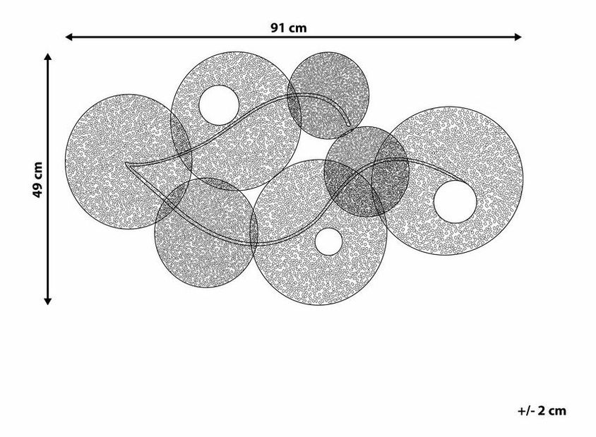 Decorație de perete Patonga (verde)