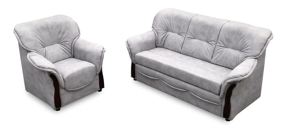 Pohovka trojsedačka Halina (sivá)