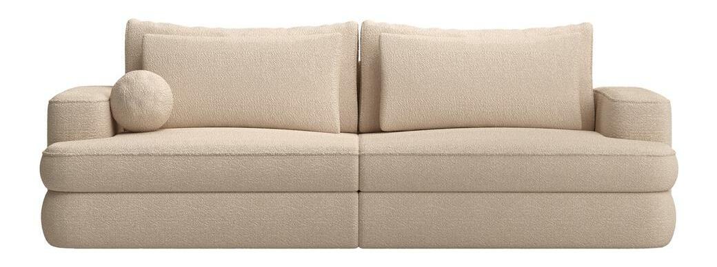 Háromszemélyes kanapé Mello (világos bézs + fekete)