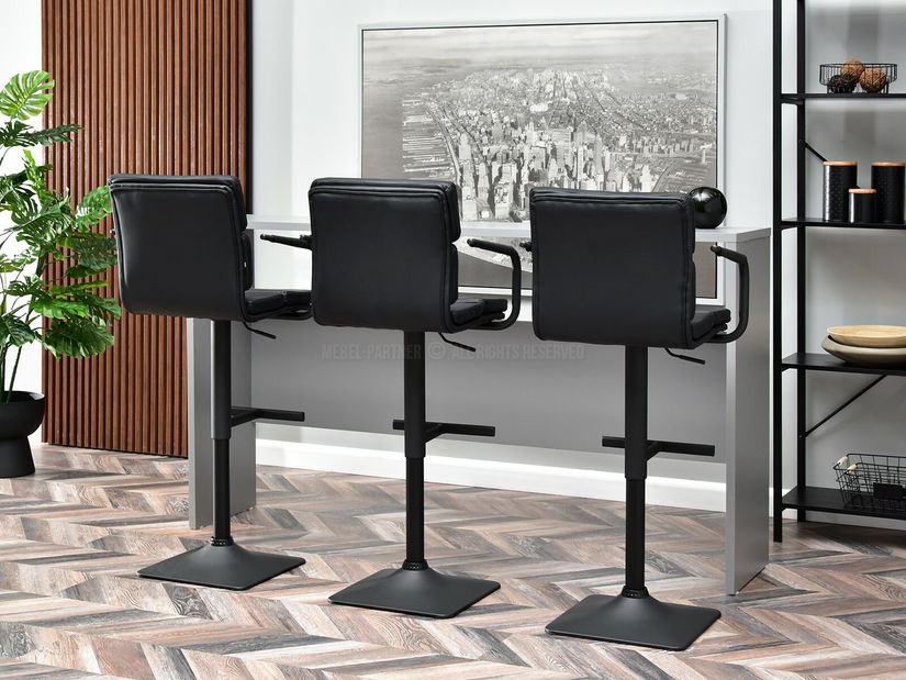 Stolička Hanz (čierna)