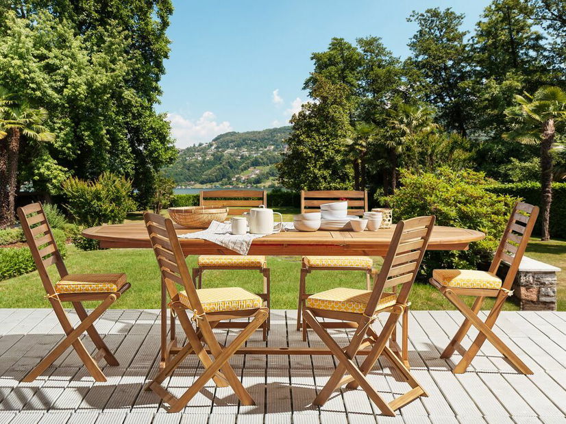 Set 6 perne Tole (galben)