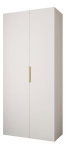 Ruhásszekrény 110 cm Carmela 40-4 (fehér + arany)
