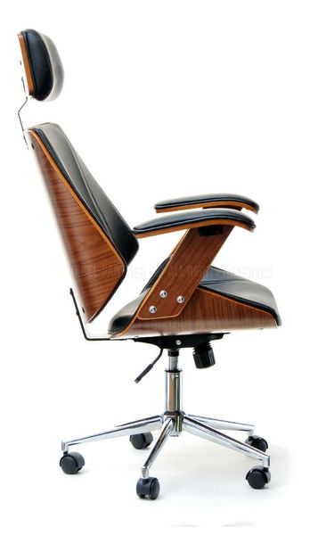 Fotoliu Franc (nuc închis + crom)