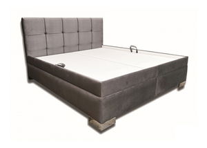 Bračni krevet 160 cm Elissa (bez madraca) (sa čvrstom bazom)