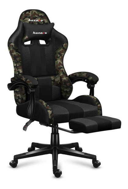 Fotoliu gaming Fusion 4.7 (negru + camuflaj)