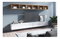 Mobilier living Calabria C33 WHITE (Alb + Stejar auriu) (fără iluminat)