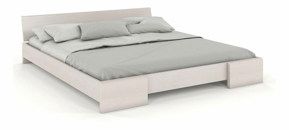 Manželská posteľ 200 cm Naturlig Blomst (borovica) (s roštom)