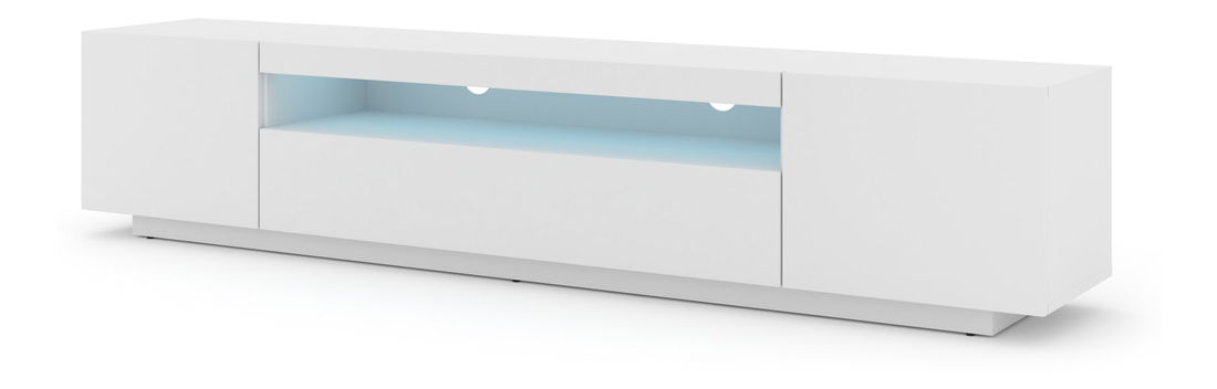 TV asztal/szekrény Aurora 200 (matt fehér) 