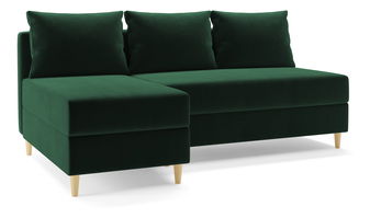 Sarokkanapé Vlada (B) (sötétzöld)