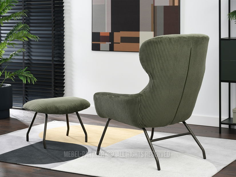 Kreslo Condor (zelená + grafit)