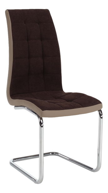 Scaun de sufragerie Santa new (maro + bej + Crom)