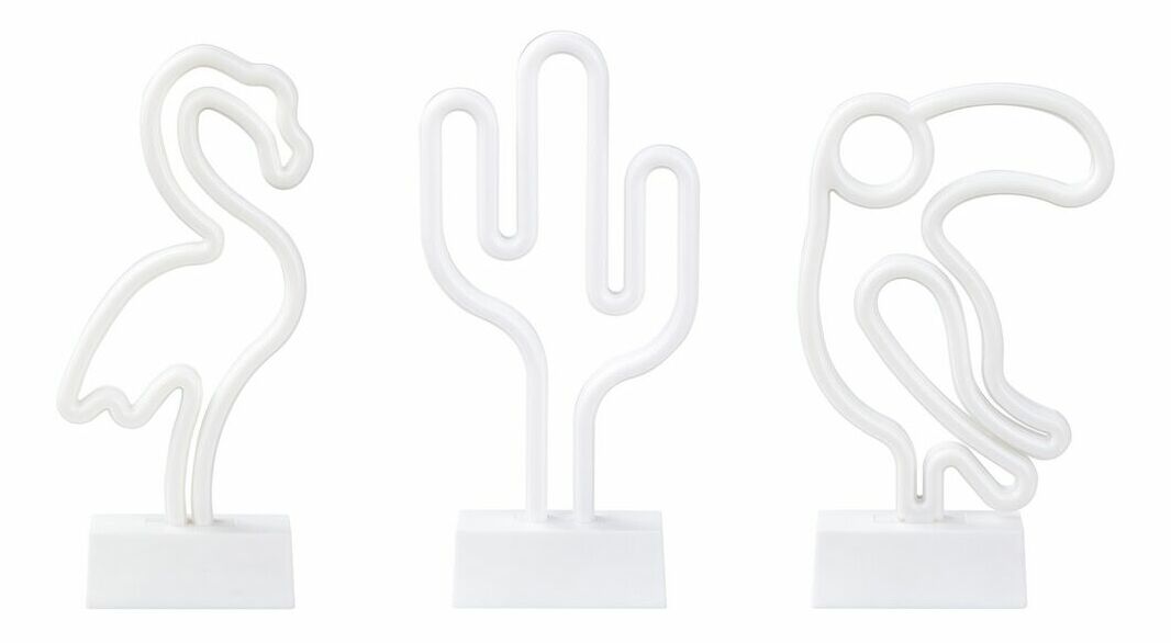 Set 3 ks LED dekorácií Mabza (viacfarebná)