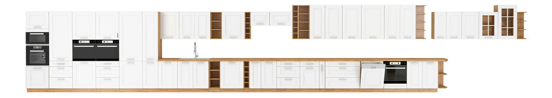 Donji kuhinjski regal Lucid 30 G 72 OTW (hrast artisan) *rasprodaja