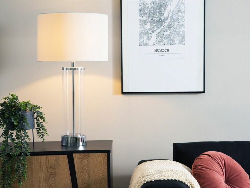 Asztali lámpa Sariana (krém és fehér)