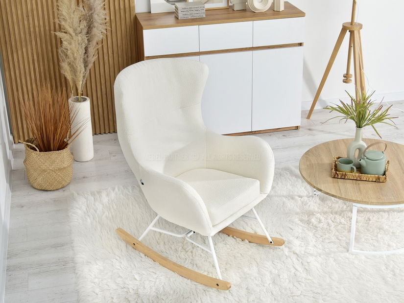 Kreslo Soil Cross (ecru + chrómová)