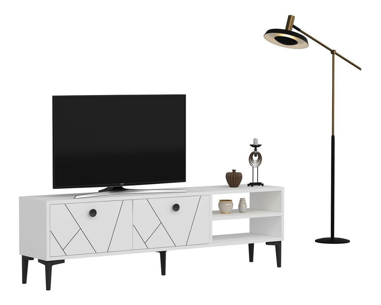 TV asztal/szekrény Chiara (fehér) 