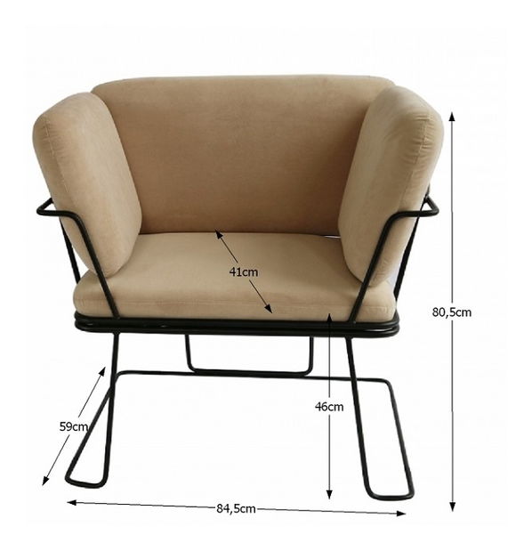 Relax fotel Alam (bézs)