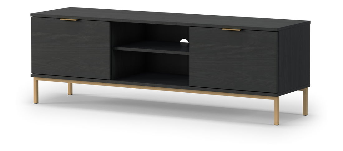 Masă TV Punta 2D (Arin negru Portland)