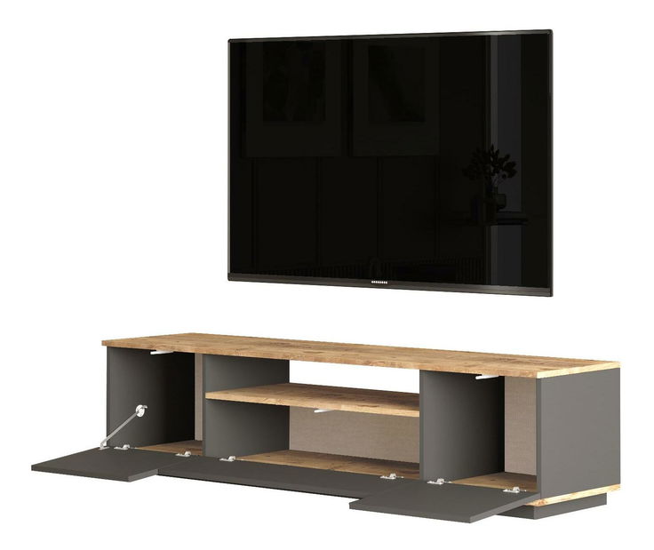 Set mobilier living Fera 17 (pin atlantic + antracit)