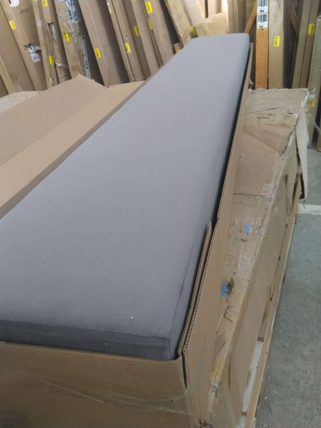 Franciaágy 160 cm Sonden (szürke) (tárolóhellyel) (ágyráccsal) *bazár