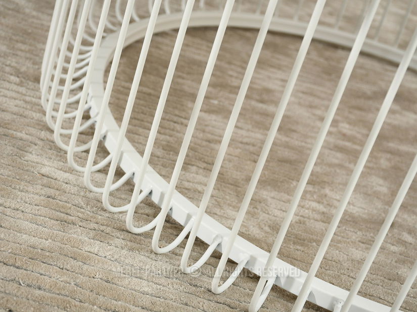 Stolić za kavu Nando (mramor + bijela)